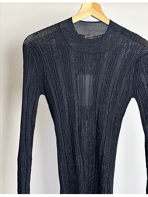 Top de malla con brillos 