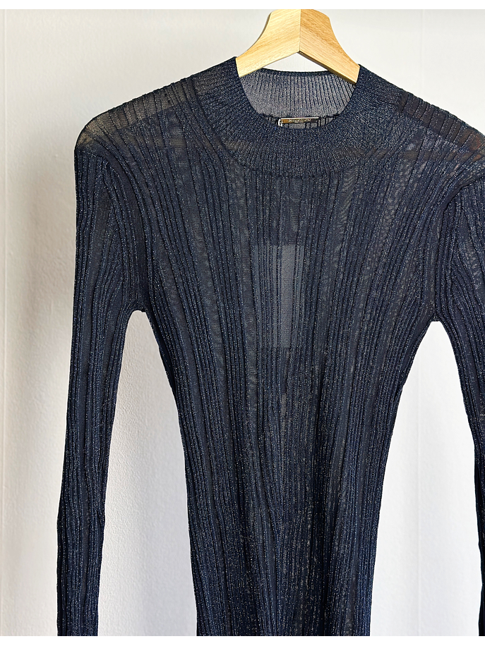 Top de malla con brillos  2