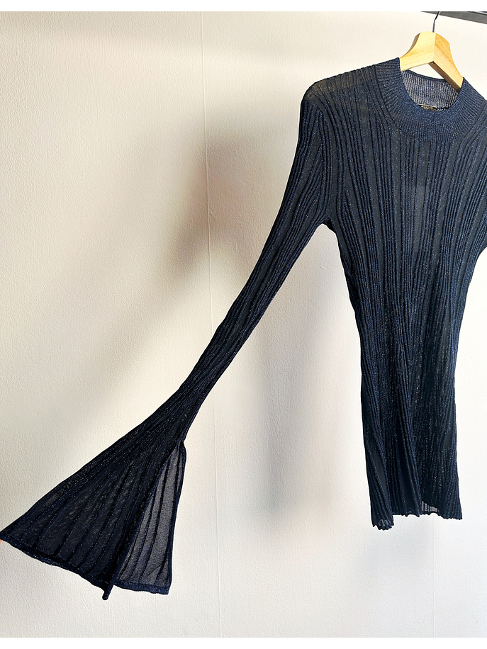 Top de malla con brillos  4