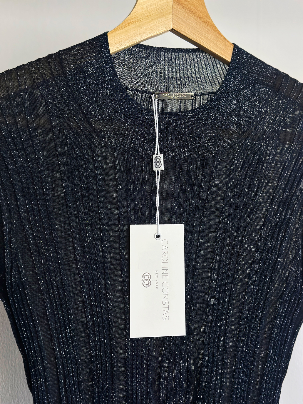 Top de malla con brillos  3