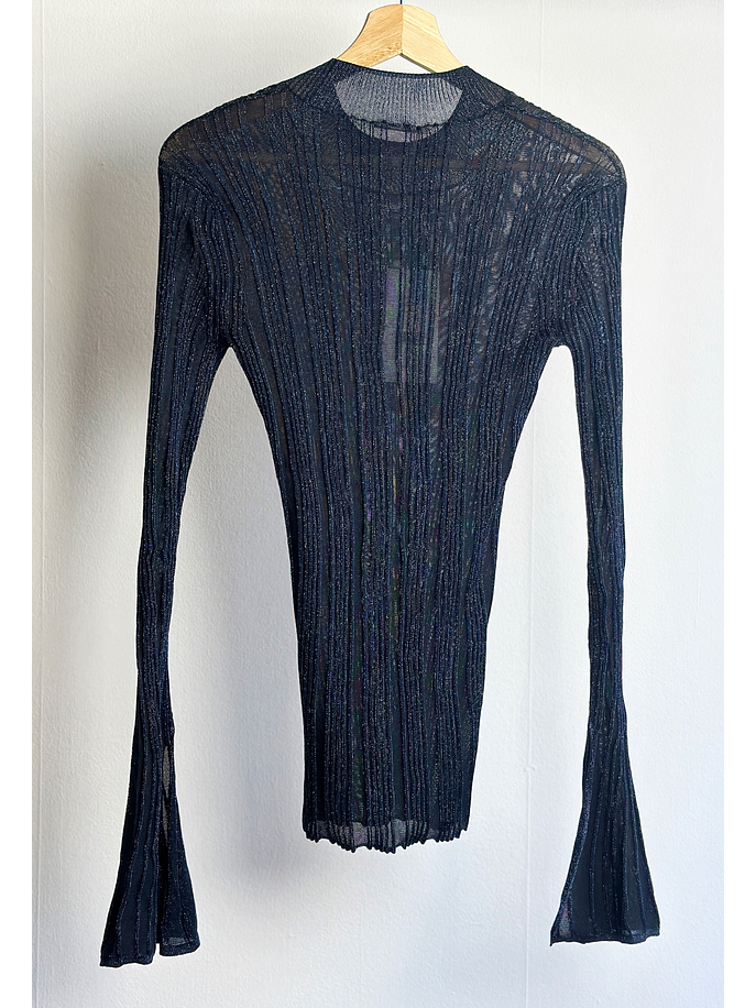 Top de malla con brillos  5