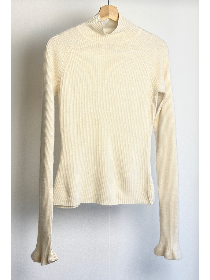 Chaleco cachemira crema 1