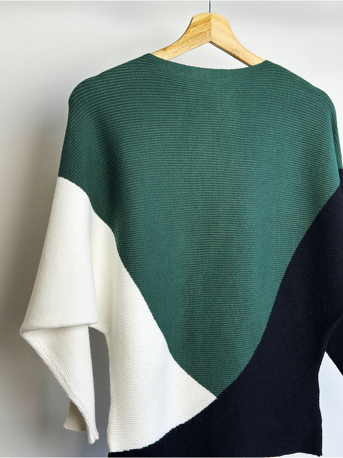 Polera de punto elasticada 3