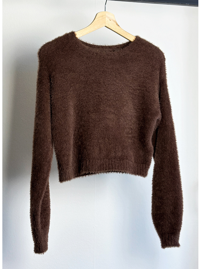  Chaleco café corto 1