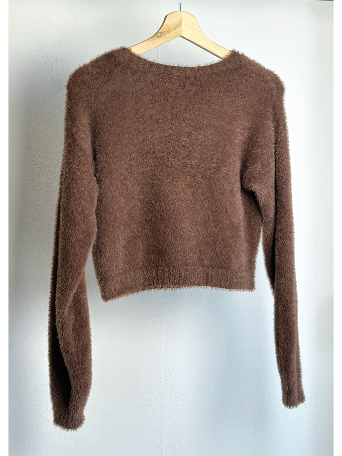  Chaleco café corto 3