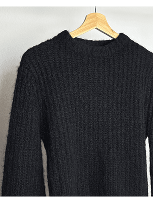 Chaleco negro alpaca 