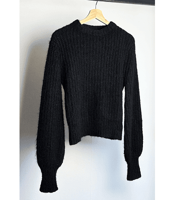 Chaleco negro alpaca 