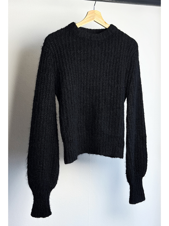 Chaleco negro alpaca  1