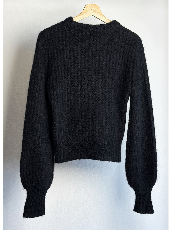 Chaleco negro alpaca  3