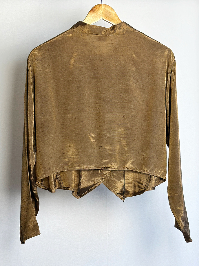 Camisa corta metalizada 3