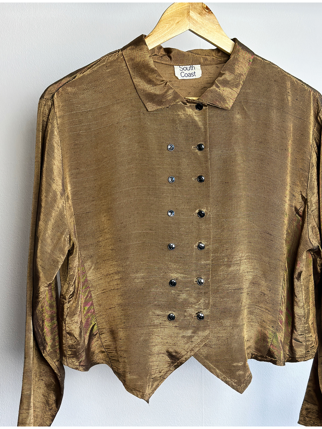 Camisa corta metalizada 4