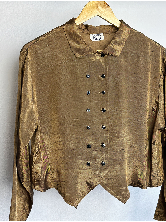 Camisa corta metalizada 4