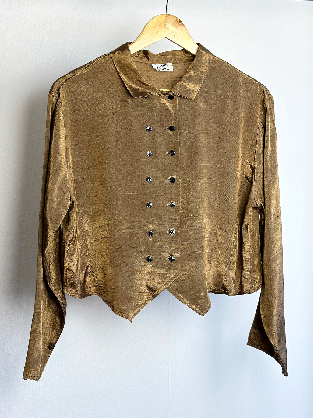 Camisa corta metalizada 1