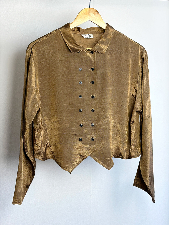 Camisa corta metalizada 1