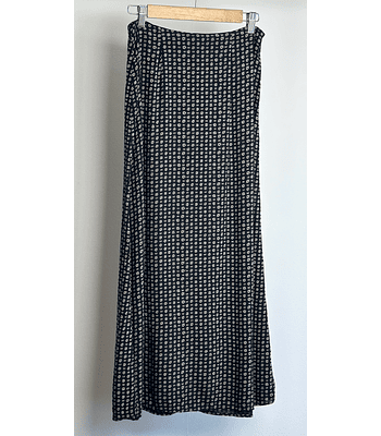 Falda midi floreada