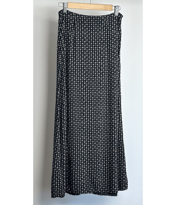 Falda midi floreada