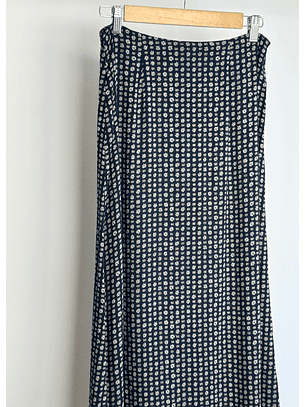 Falda midi floreada