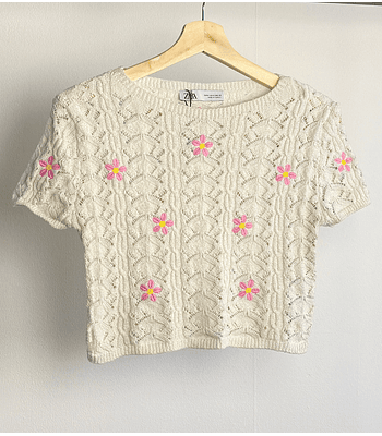 Top de punto elasticado