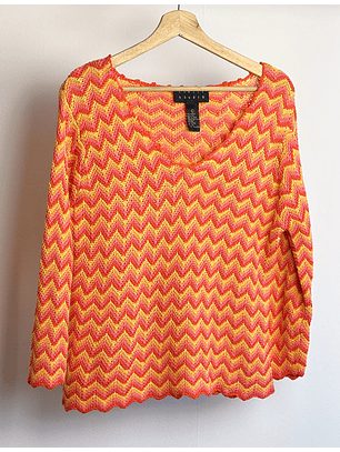 Chaleco tejido colores 