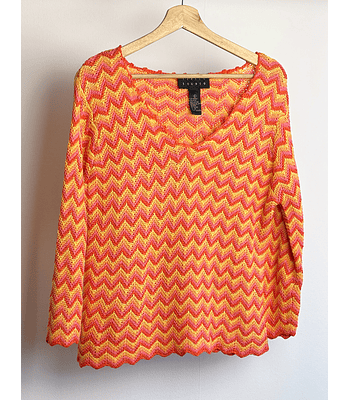 Chaleco tejido colores 