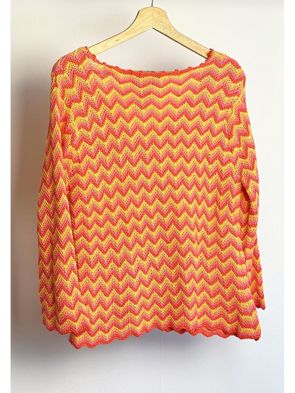 Chaleco tejido colores  3