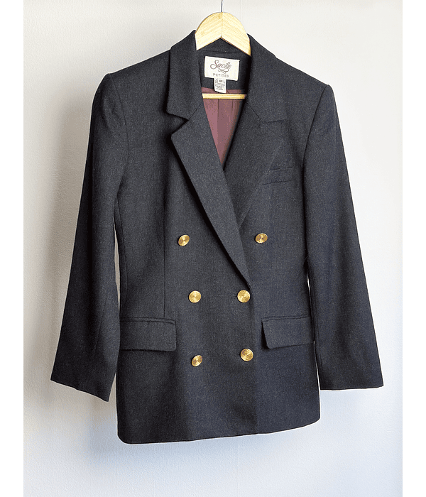 Blazer plomo melange