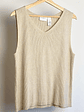 Top beige tejido - Miniatura 1