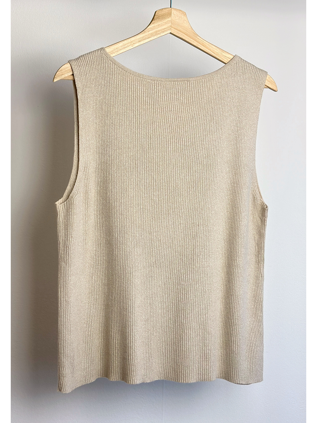 Top beige tejido 3