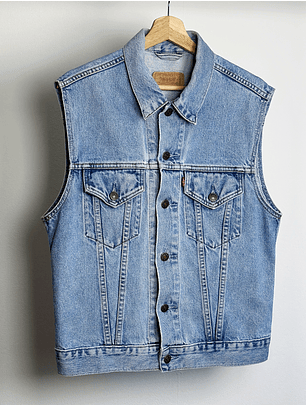 Chaqueta mezclilla celeste