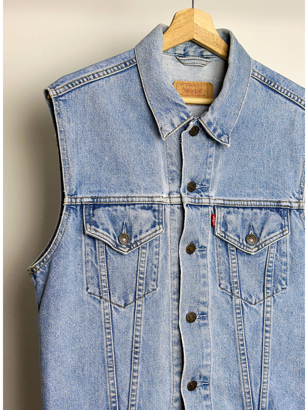 Chaqueta mezclilla celeste 2