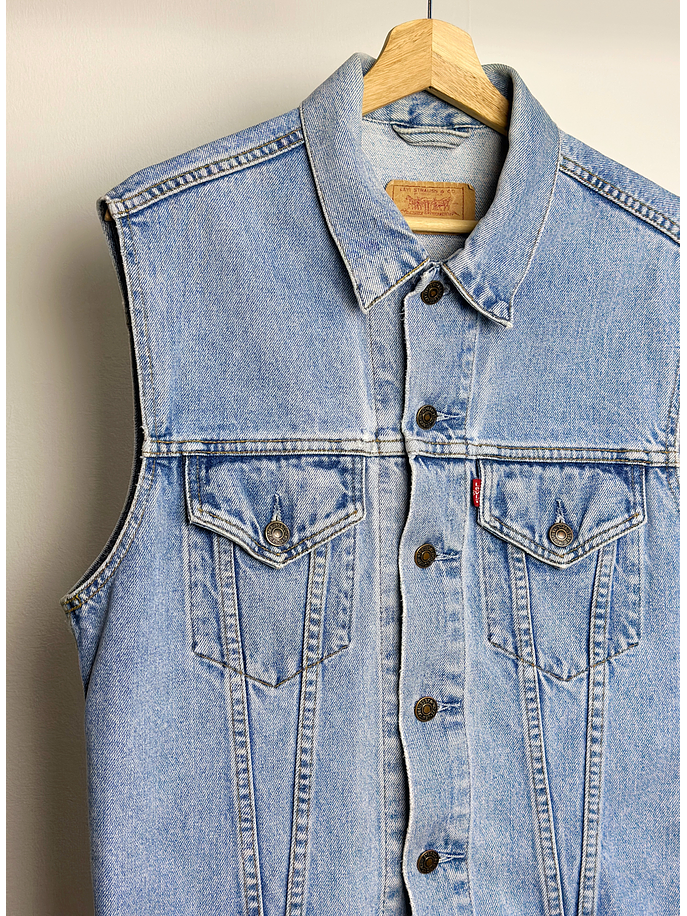 Chaqueta mezclilla celeste 2