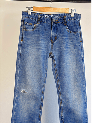 Jeans azul tiro medio