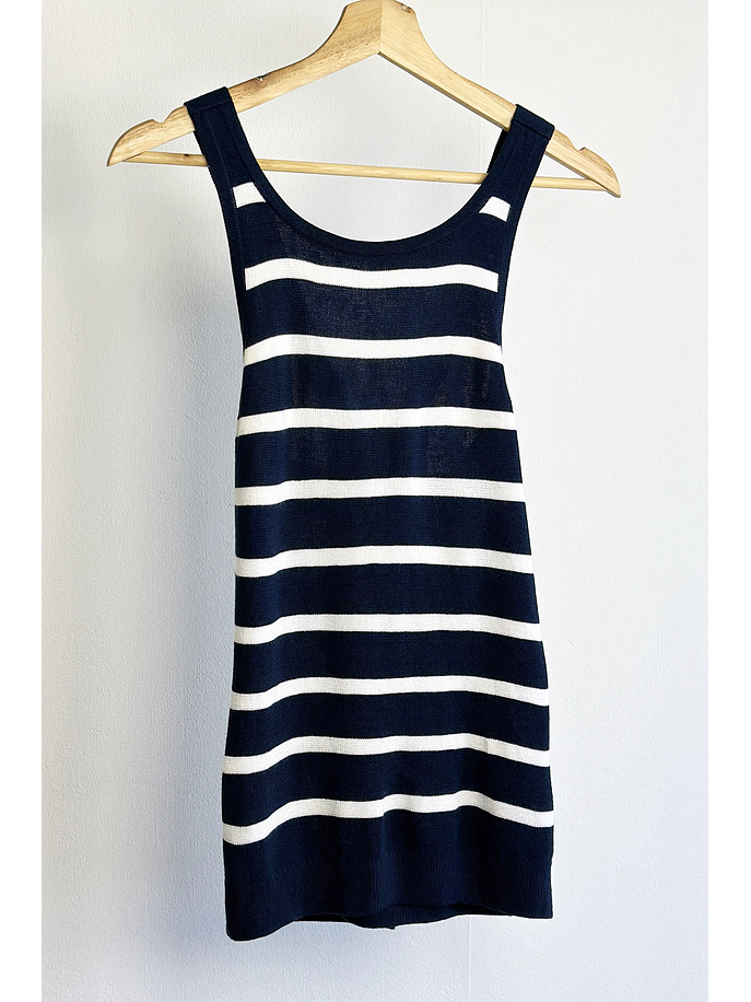 Top de punto rayado 1