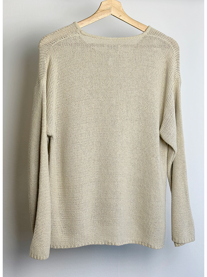 Chaleco beige seda  3