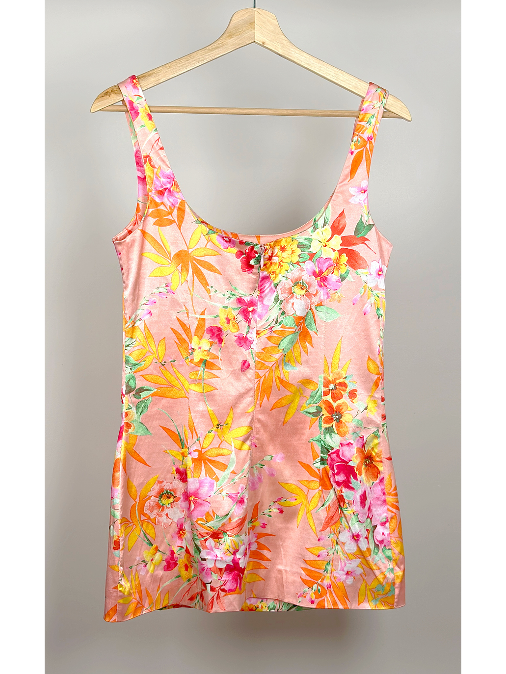 Top floreado satinado 7