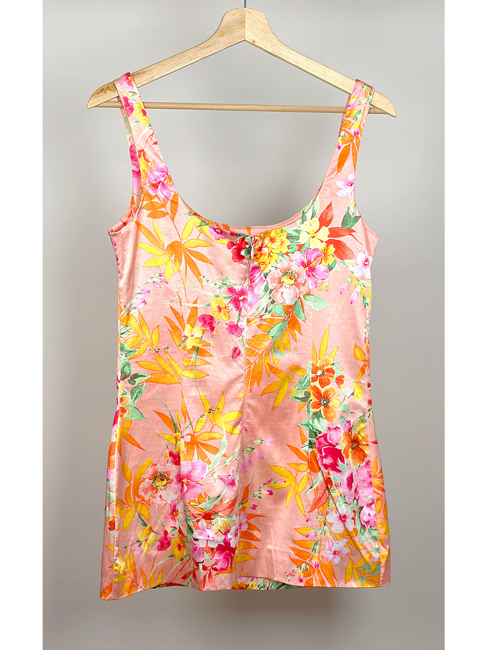 Top floreado satinado 7