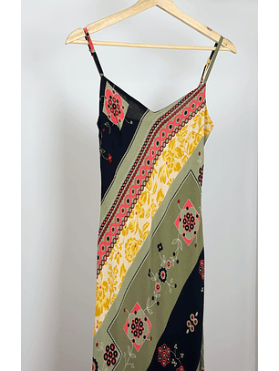 Vestido floreado vintage