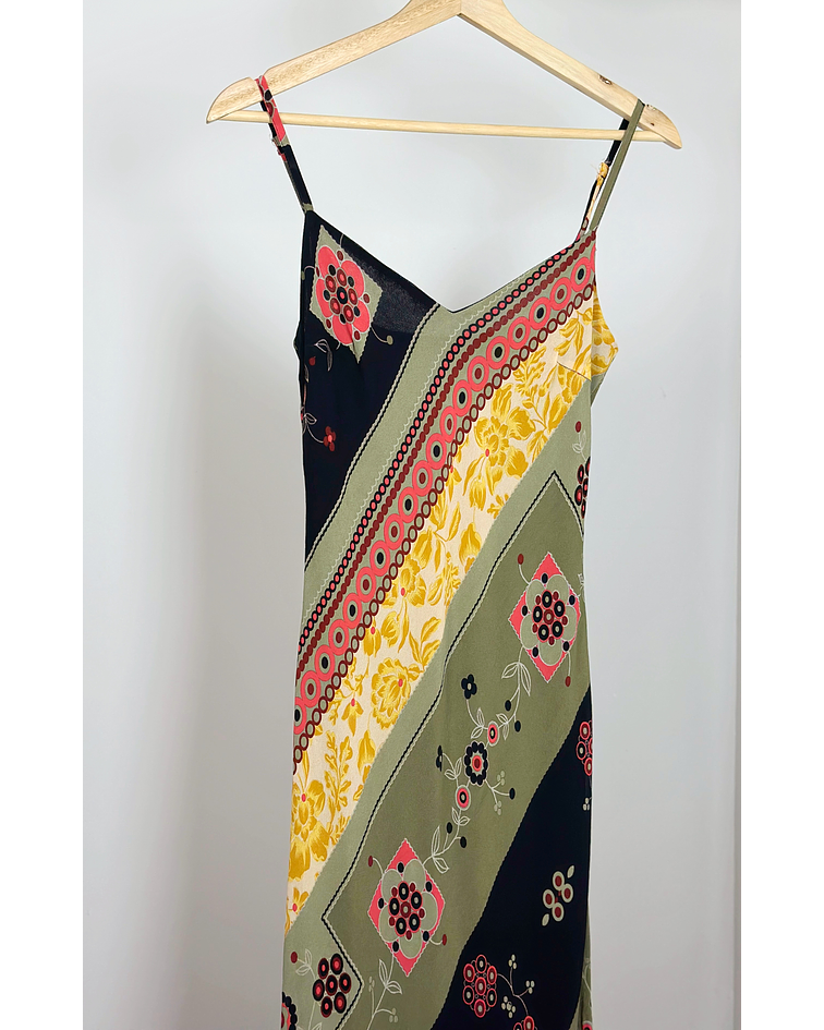 Vestido floreado vintage