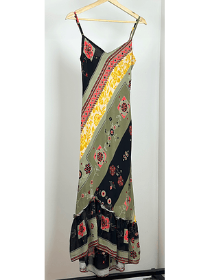 Vestido floreado vintage