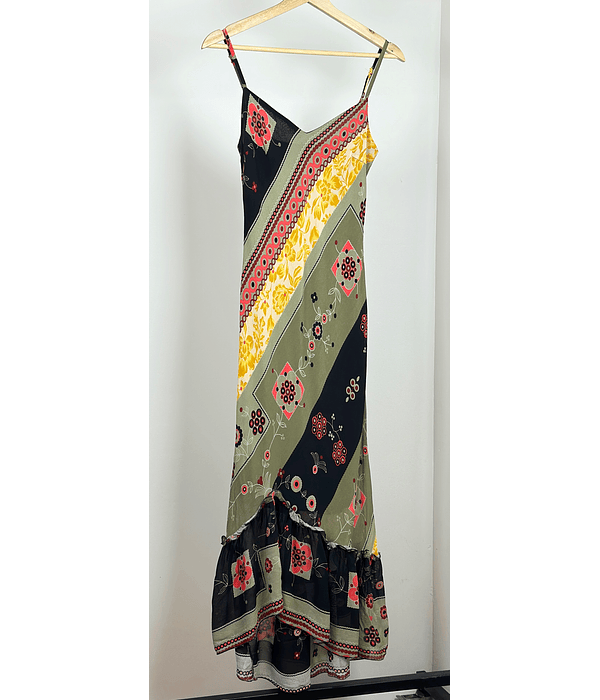 Vestido floreado vintage