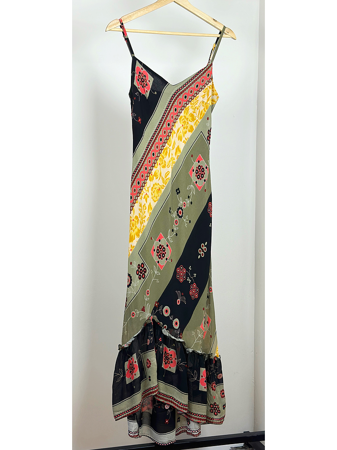 Vestido floreado vintage 1