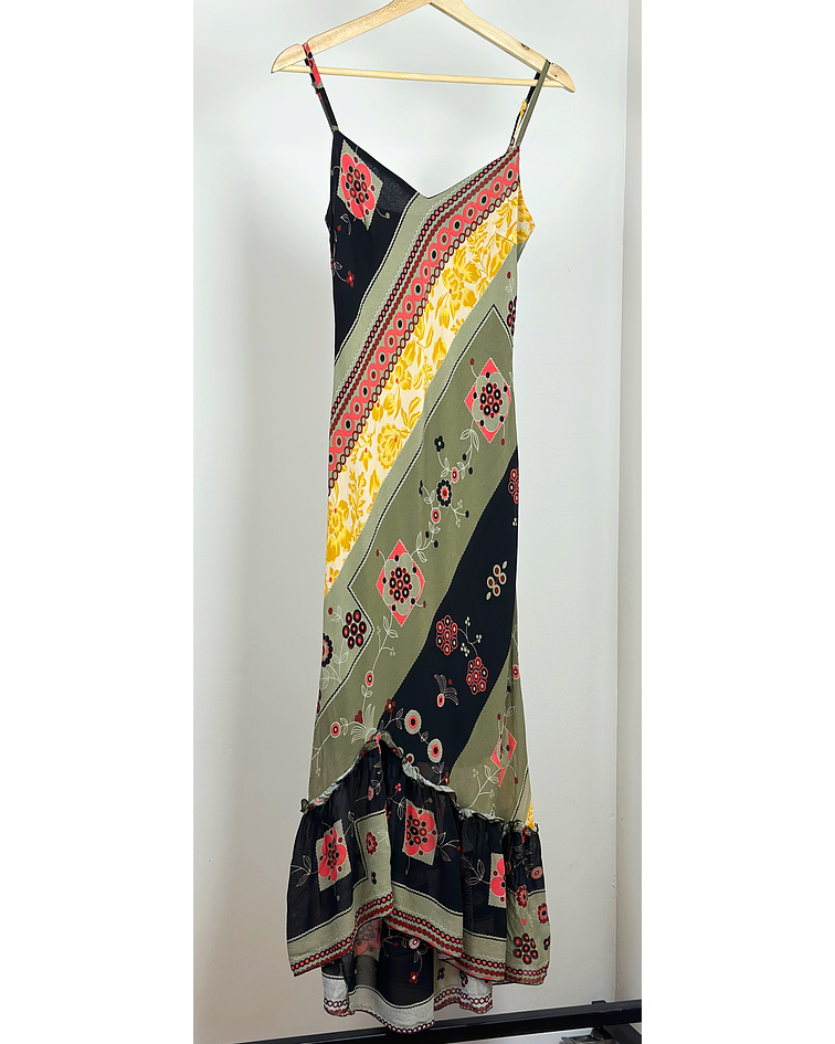 Vestido floreado vintage