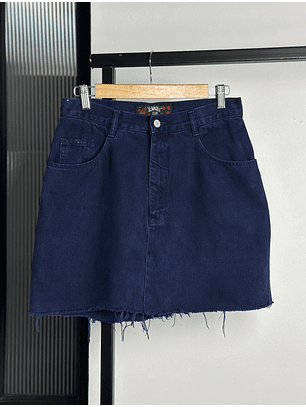 Falda mezclilla azul