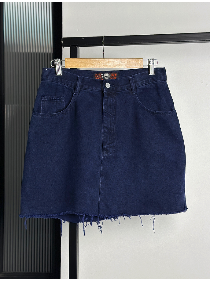 Falda mezclilla azul 1