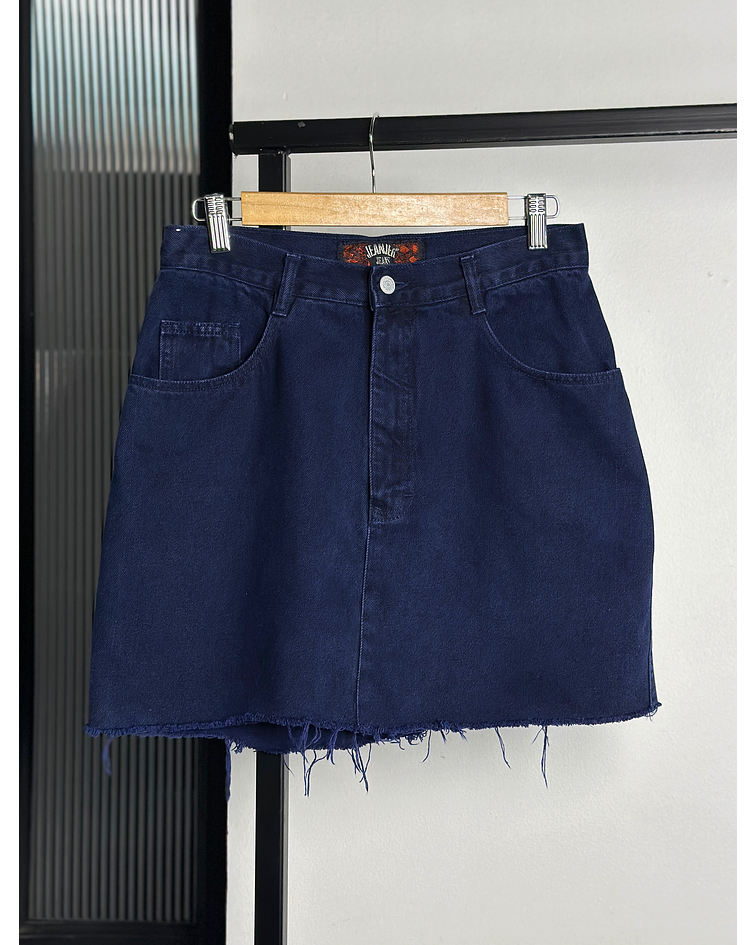 Falda mezclilla azul