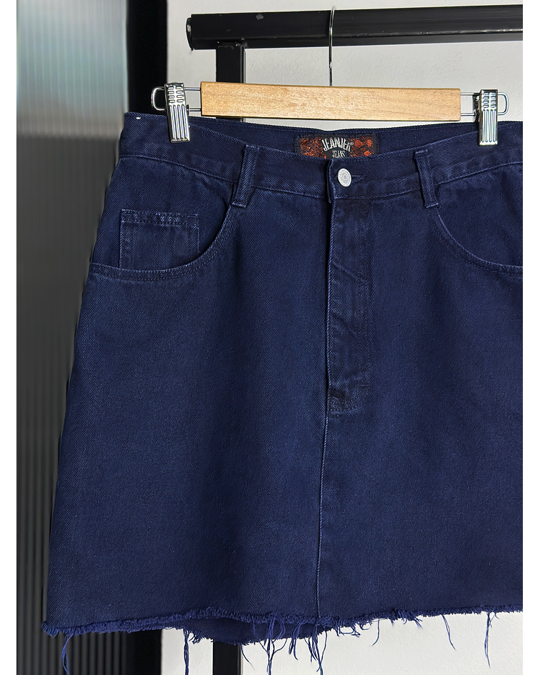 Falda mezclilla azul