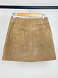 Falda de gamuza camel - Miniatura 2