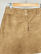Falda de gamuza camel - Miniatura 3