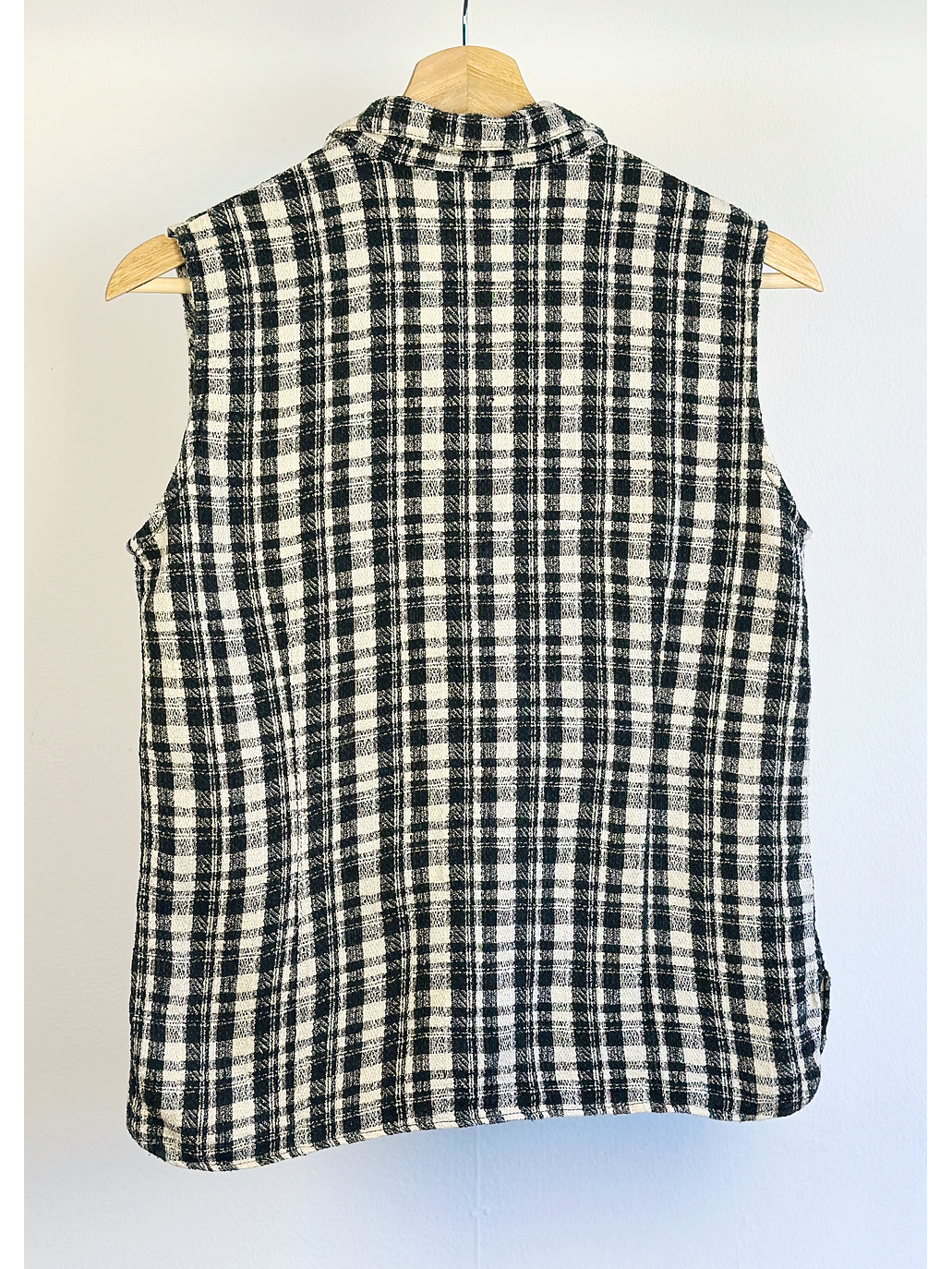 Camisa seda cuadrillé  3