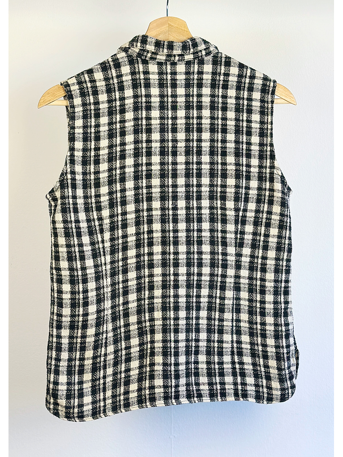 Camisa seda cuadrillé  3